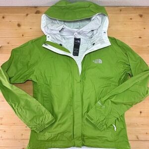 NWOT The North Face HyVent DT Stowable Waterproof Jacket Womens Small Green